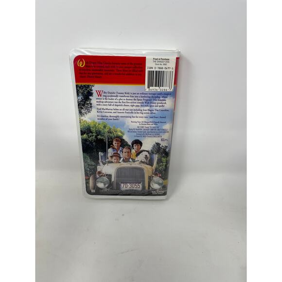 Walt Disney Home Video VHS THE SHAGGY DOG (1959) Original Release 1981 - Picture 3 of 4